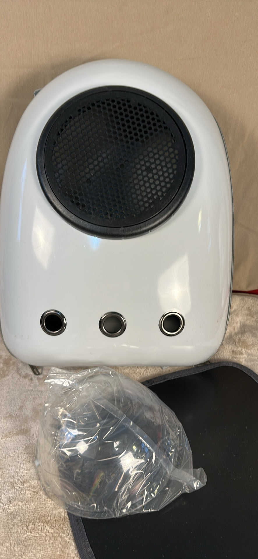 Hard shell small animal carrier backpack