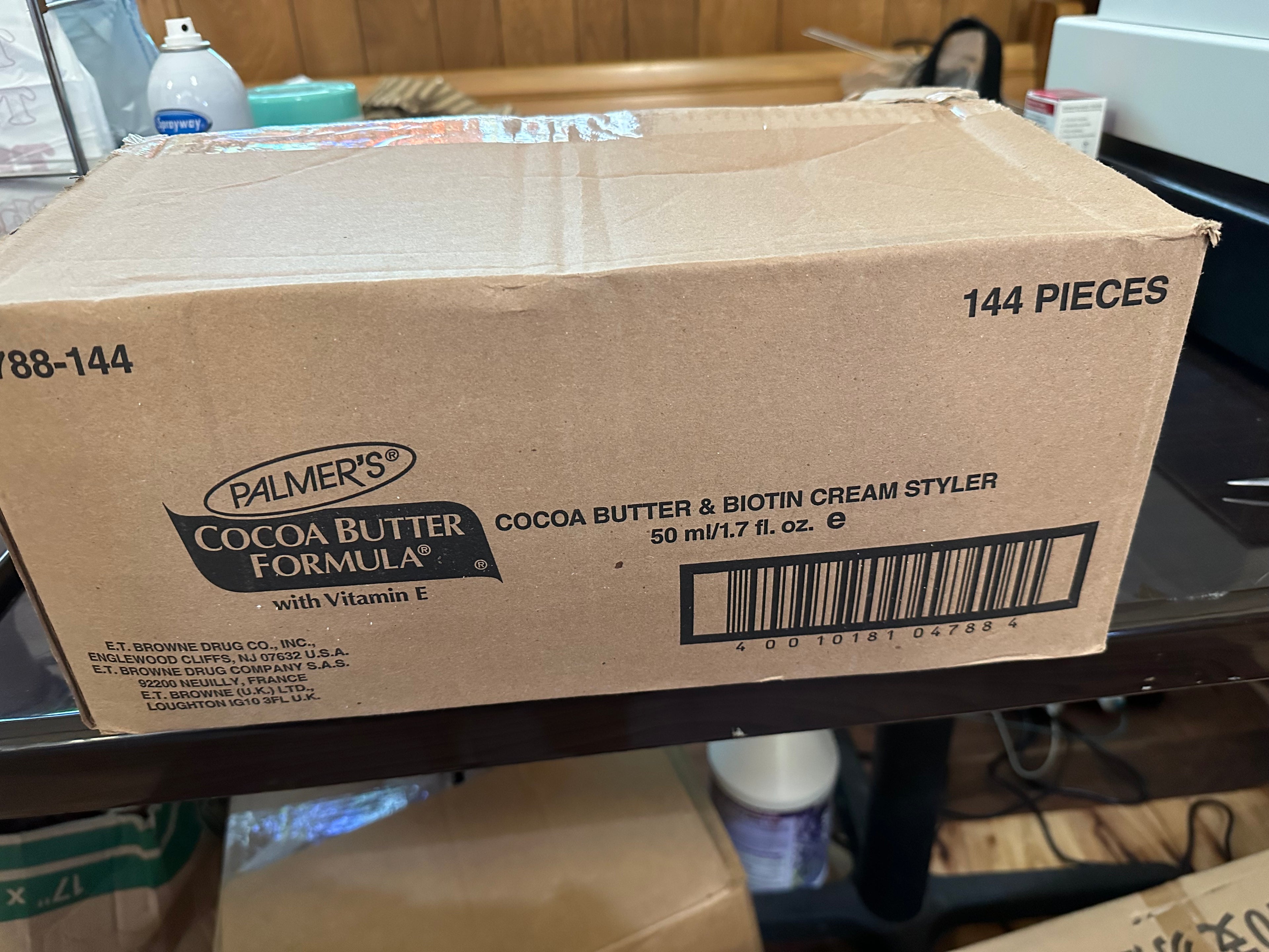 Palmer's cocoa butter & biotin cream hair styler 144 pcs