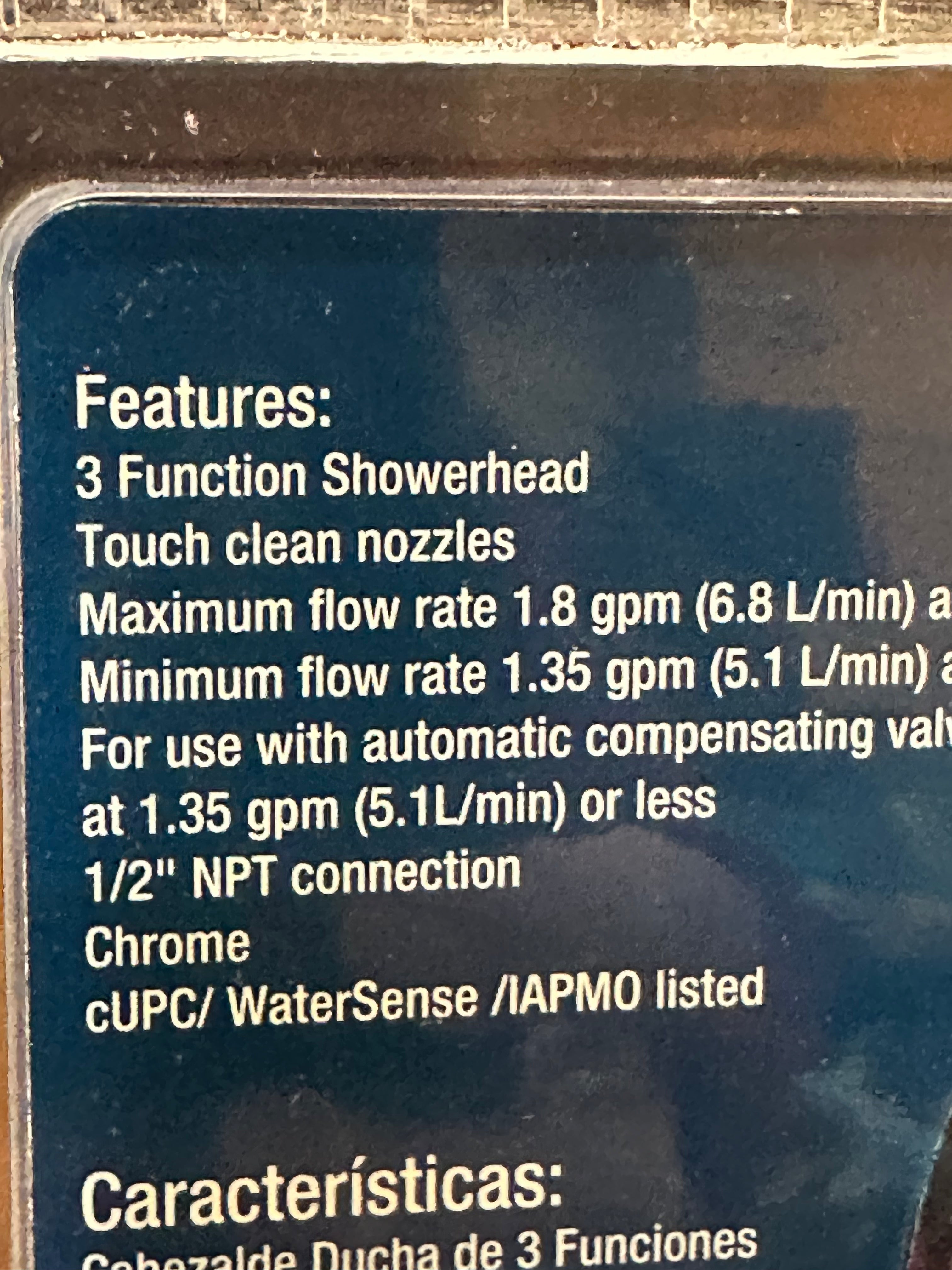 ProFlow shower head