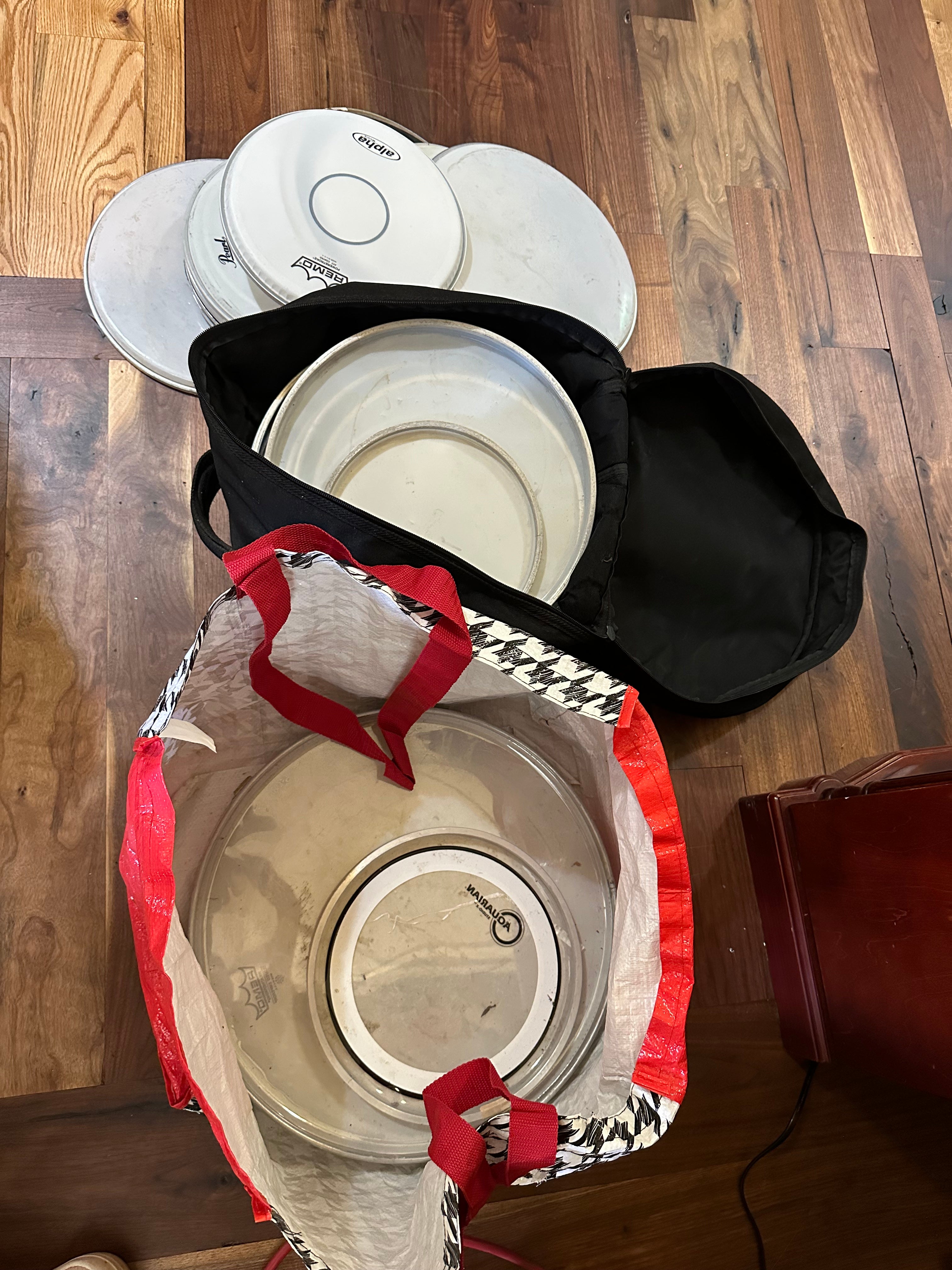 Drum heads and bases