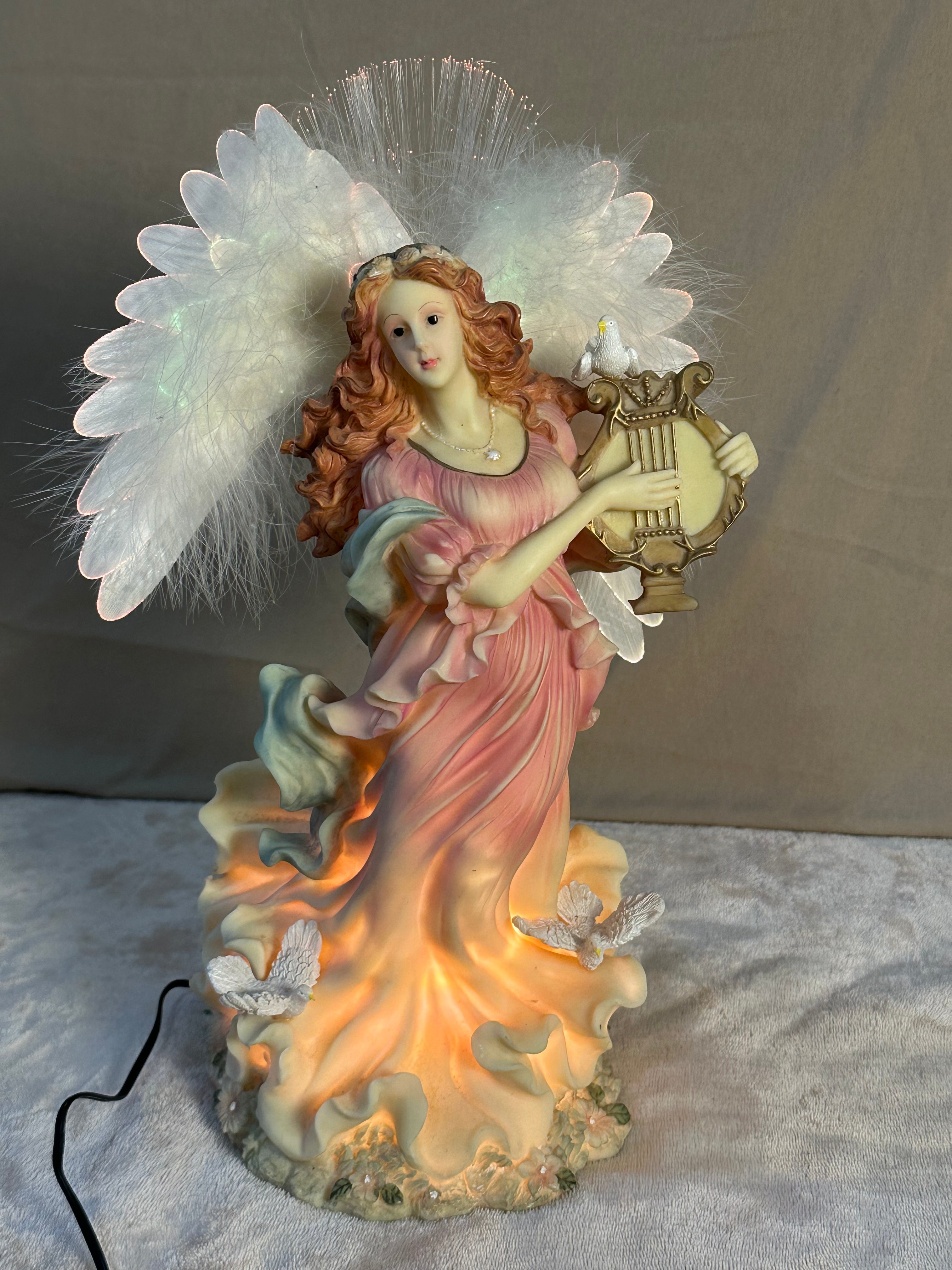 Fiber optic angel figurine - possibly Home Interior