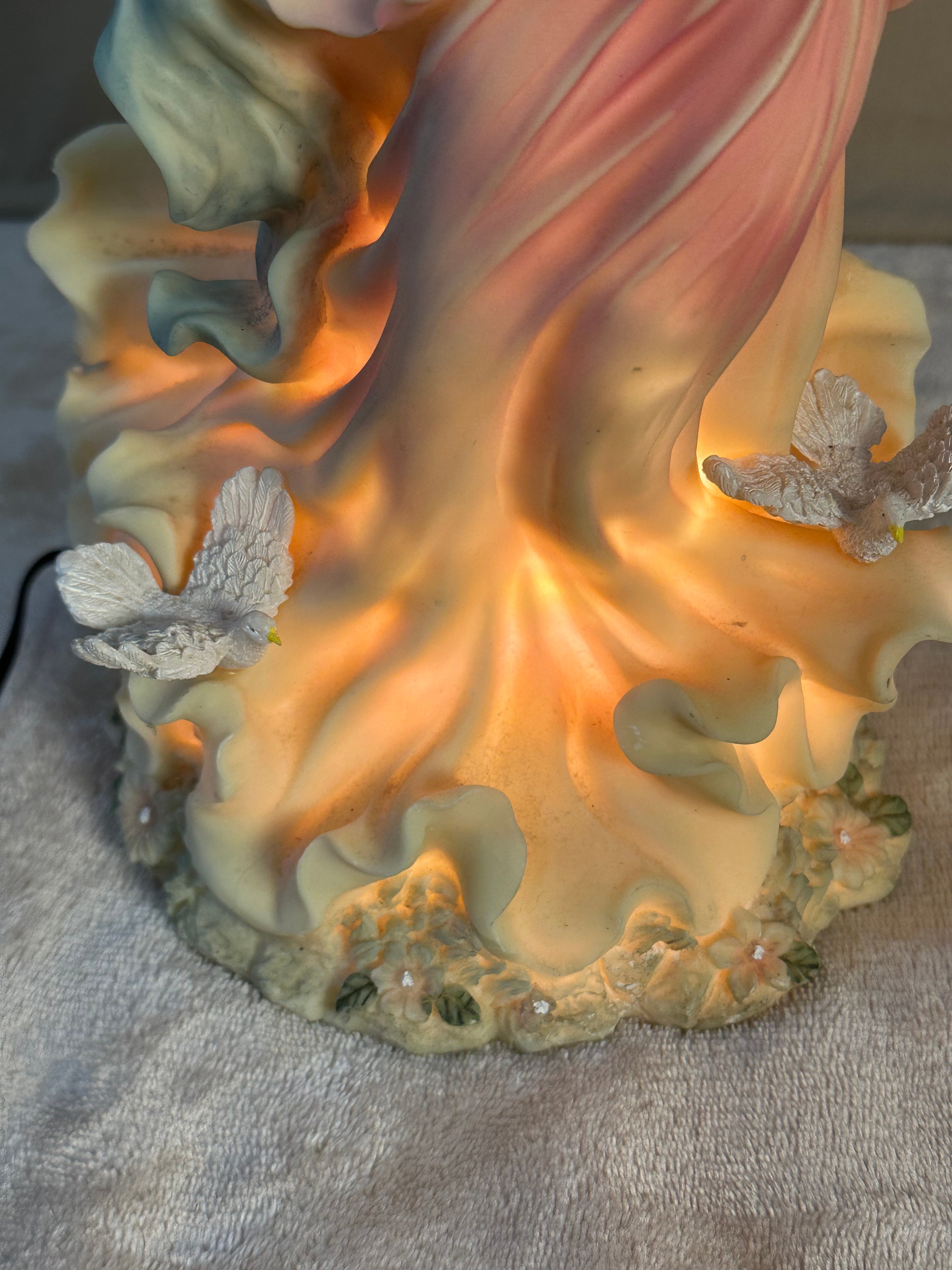 Fiber optic angel figurine - possibly Home Interior