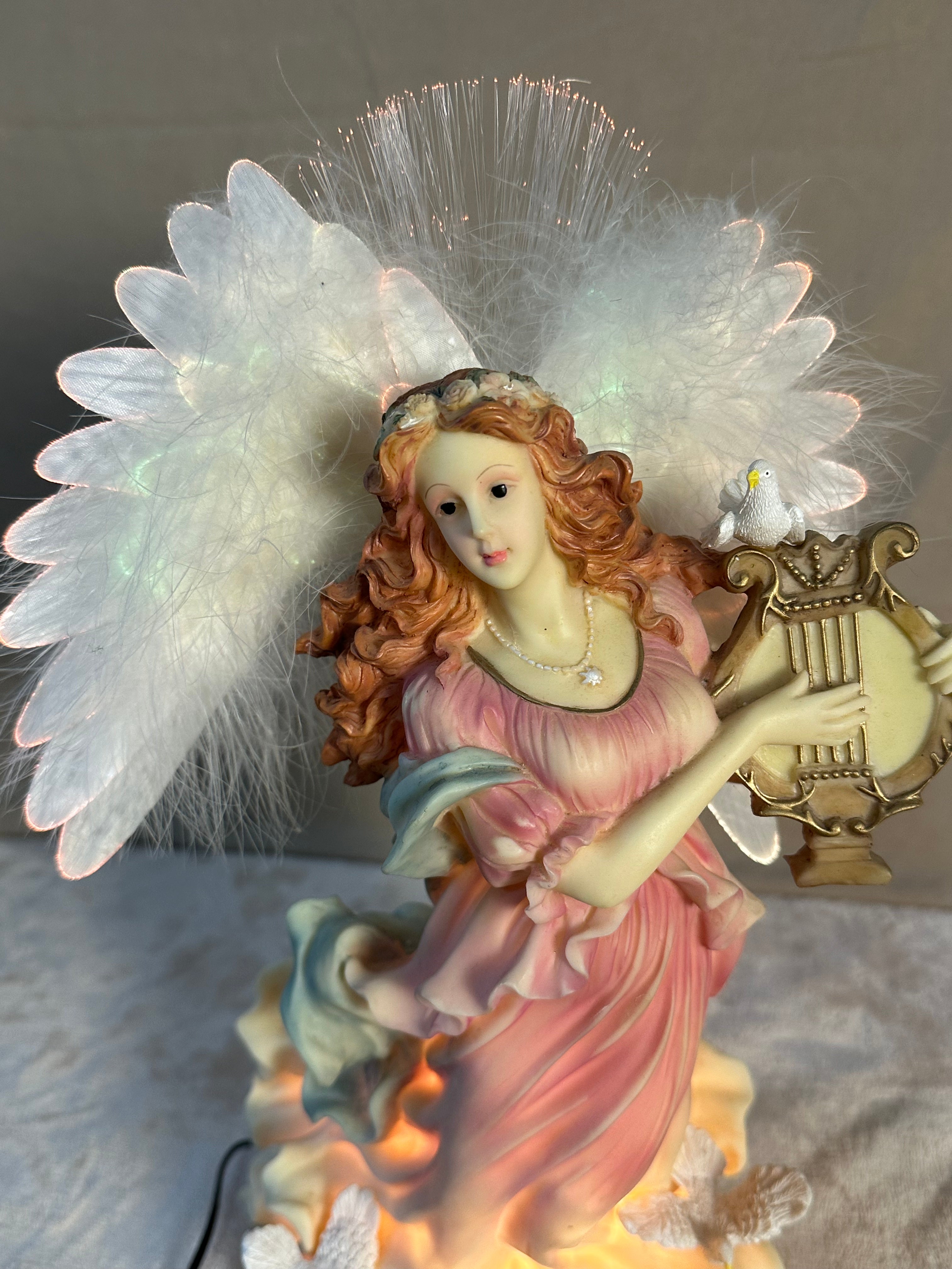 Fiber optic angel figurine - possibly Home Interior