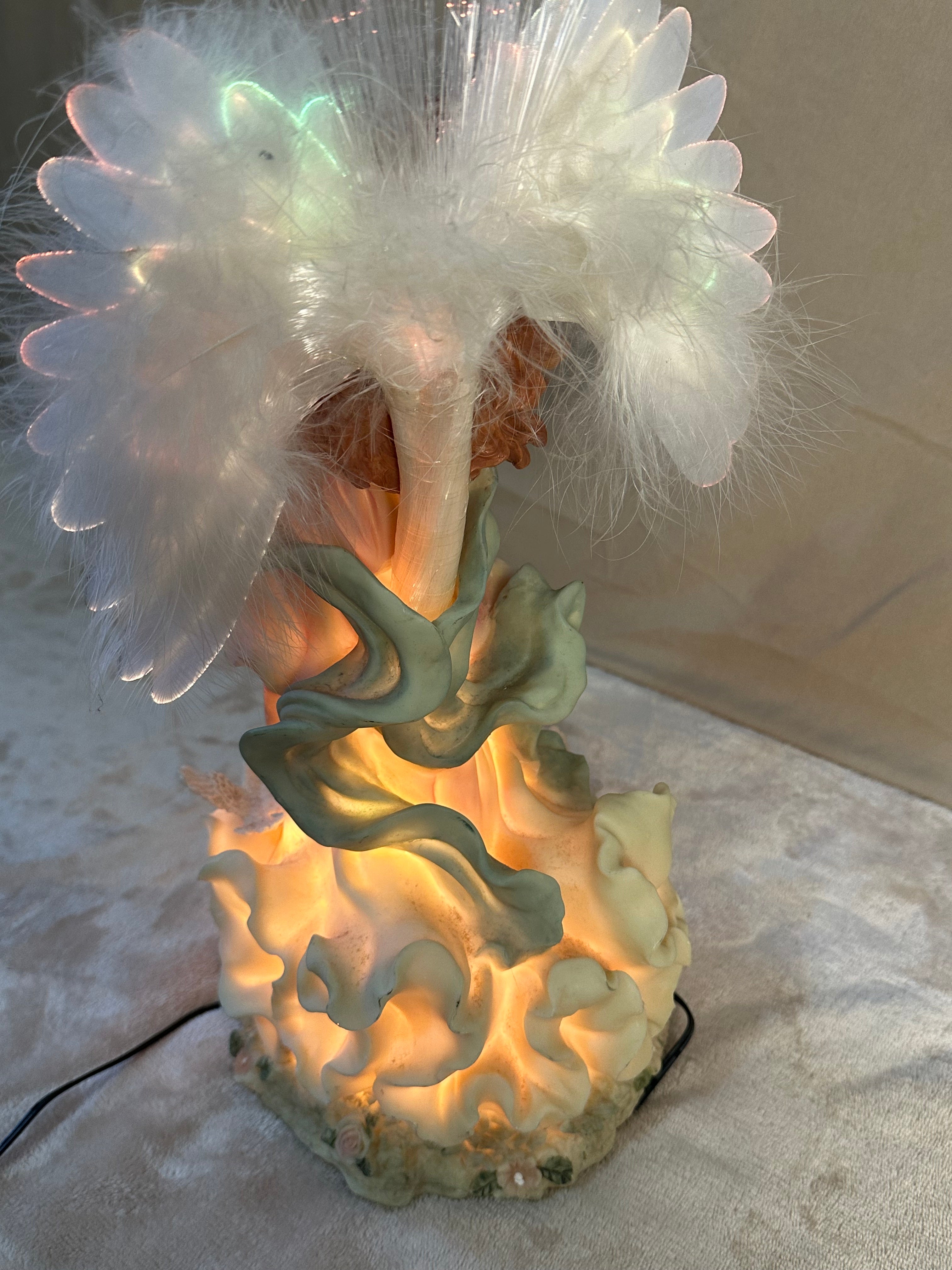 Fiber optic angel figurine - possibly Home Interior