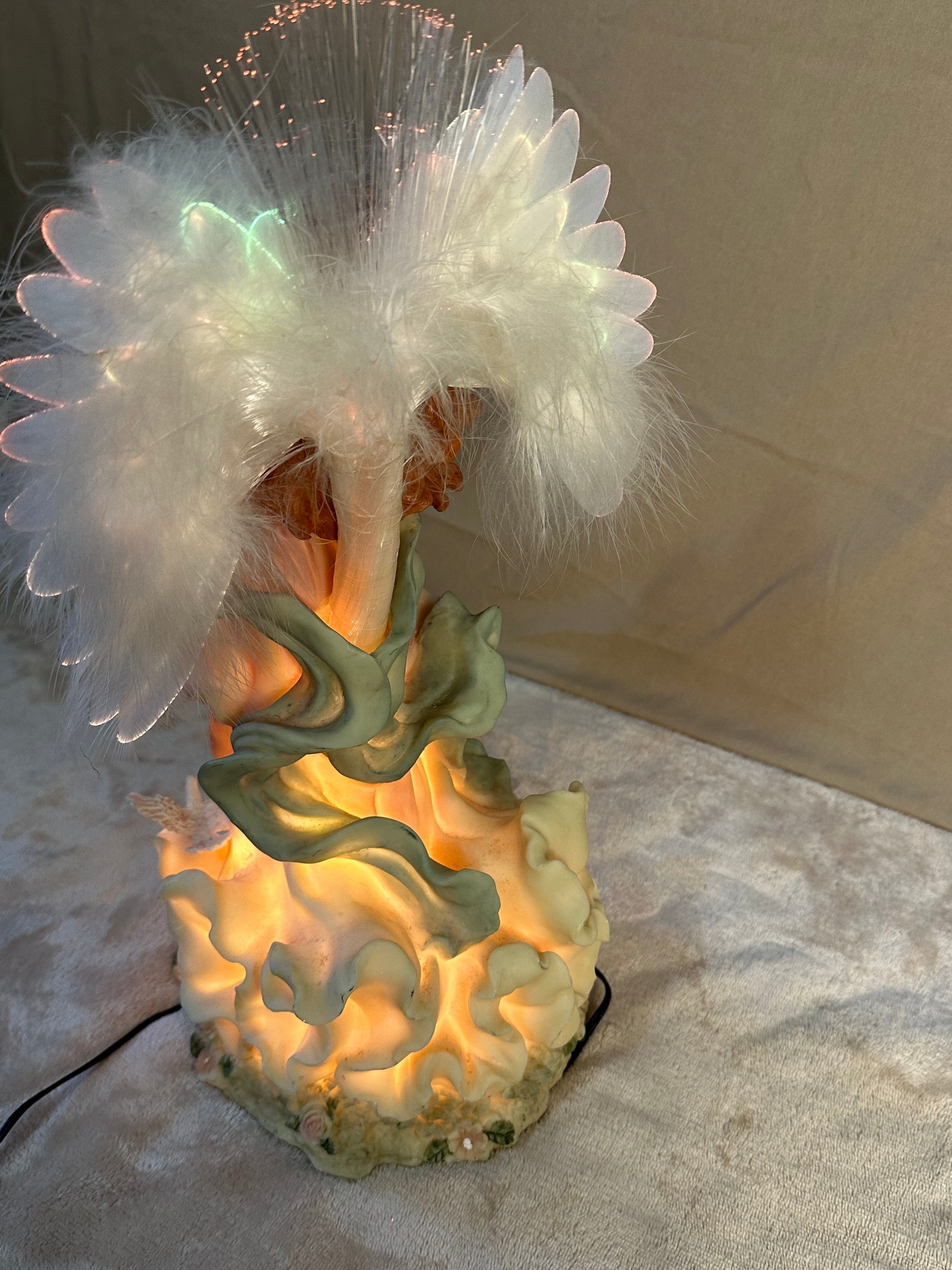 Fiber optic angel figurine - possibly Home Interior