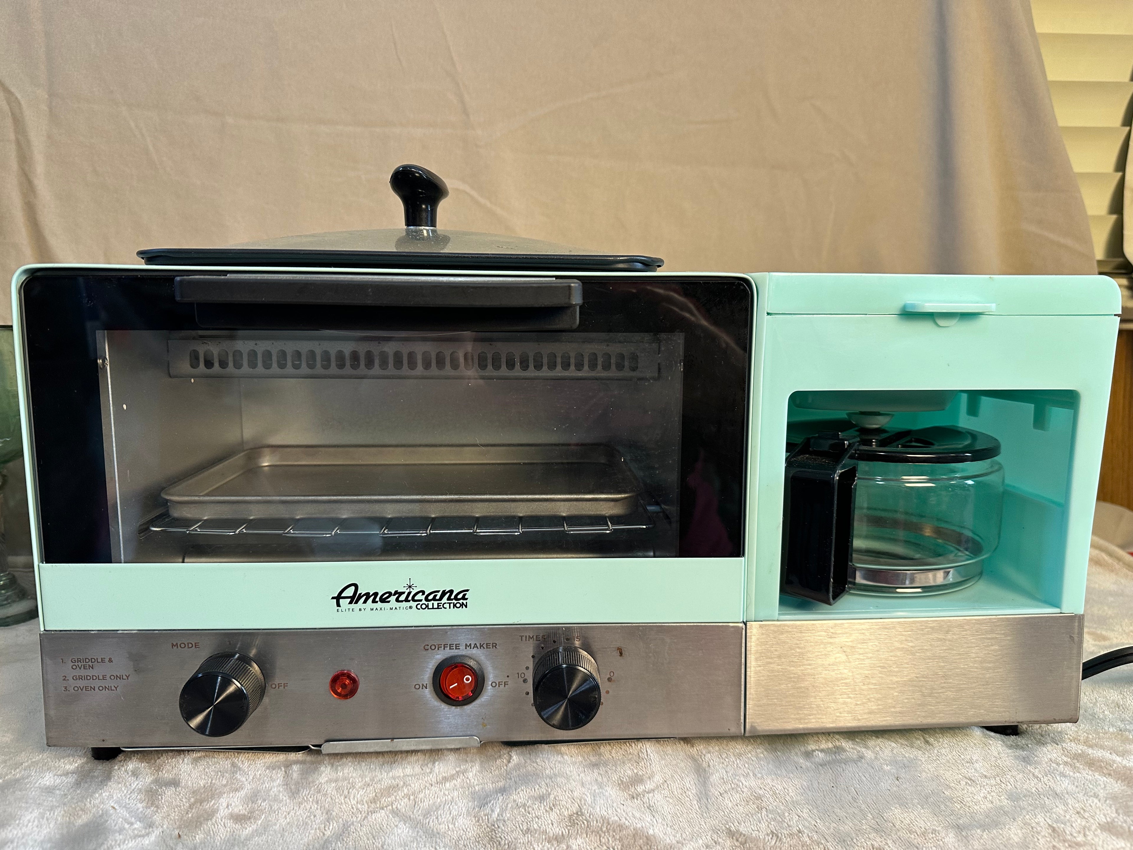 American 3 in 1 breakfast station for camping, RV, small kitchen