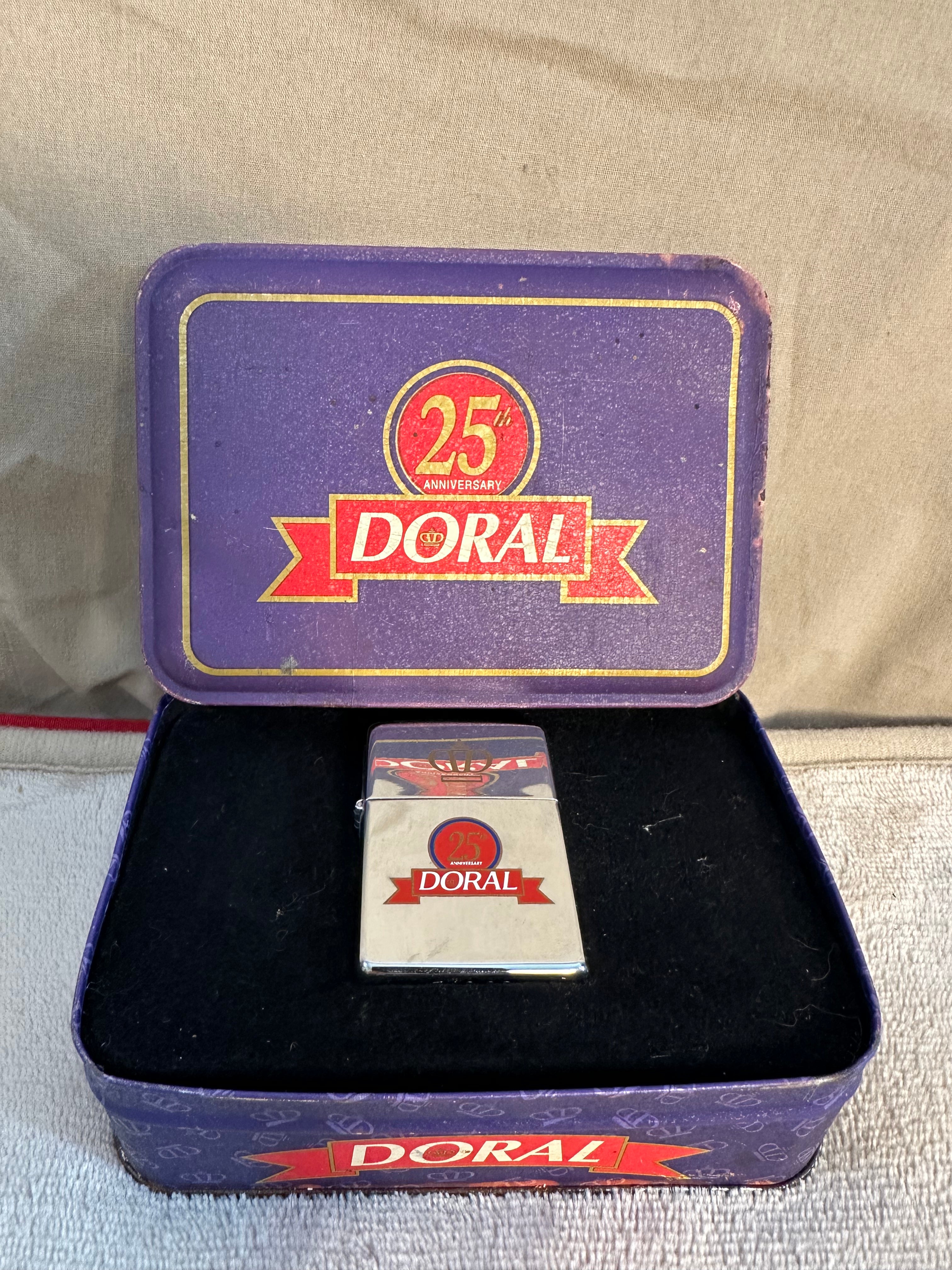 Doral Zippo Lighter - 25th Anniversary