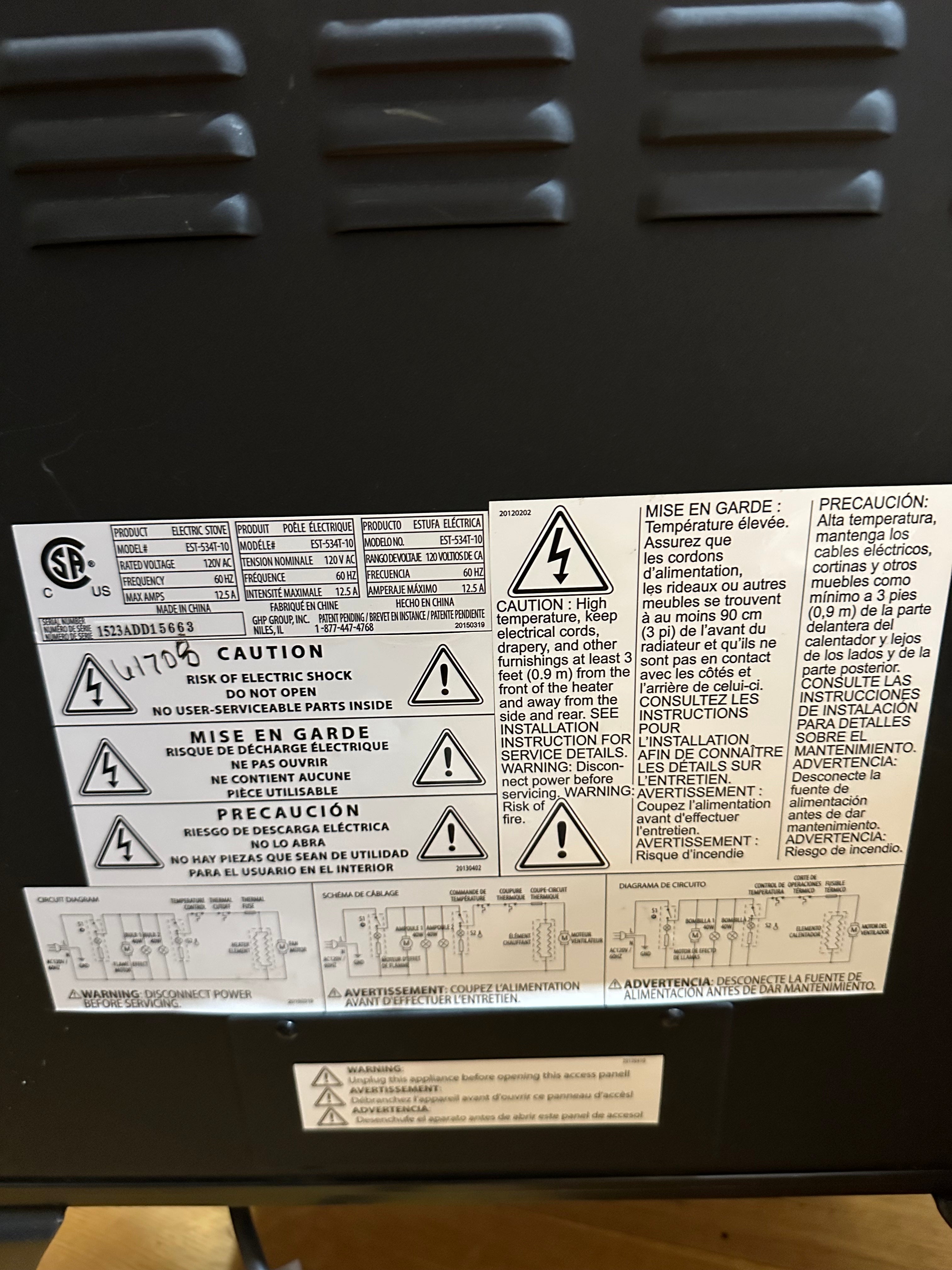 Electric Infrared Heater