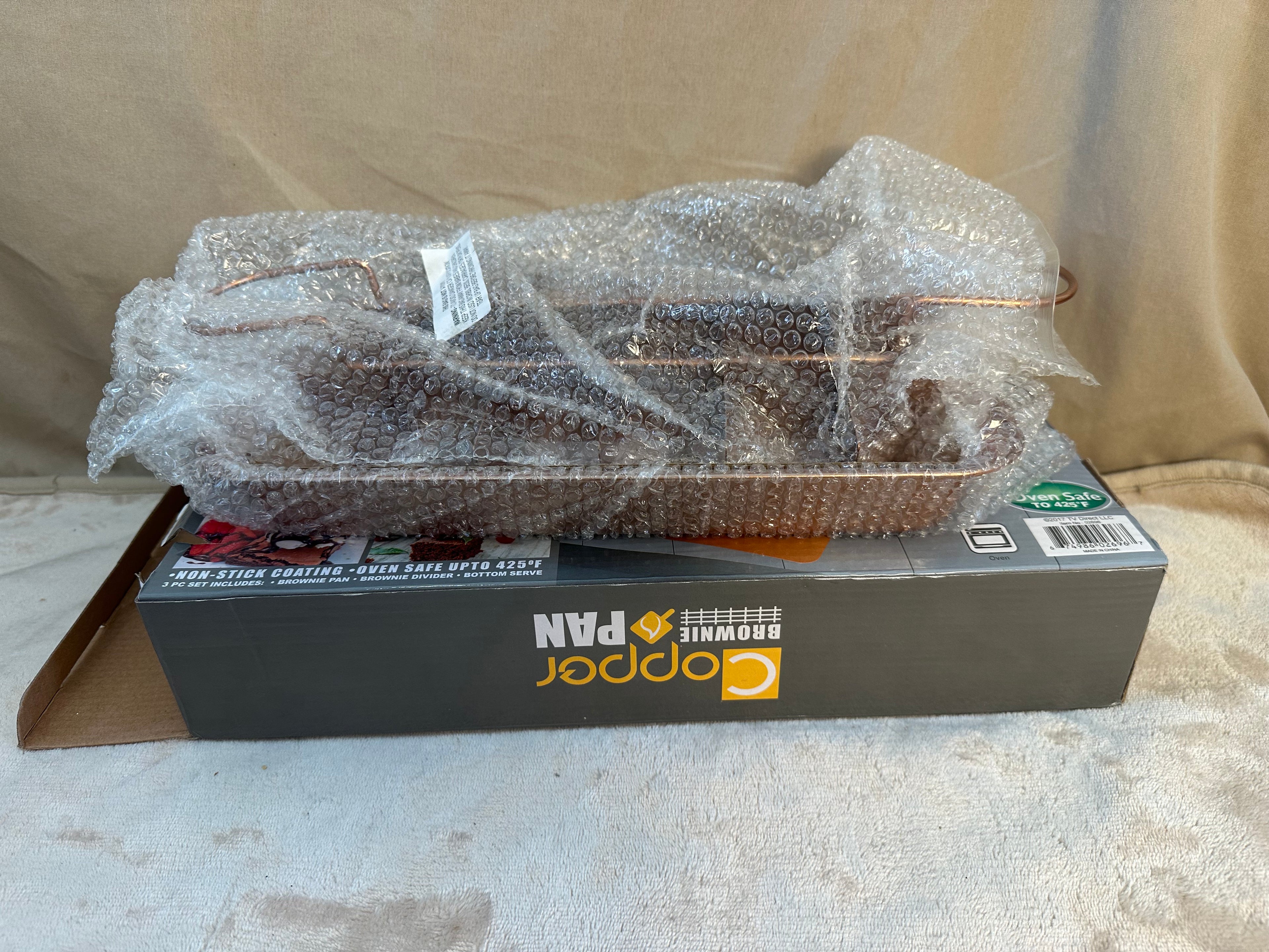 Copper brownie pan New