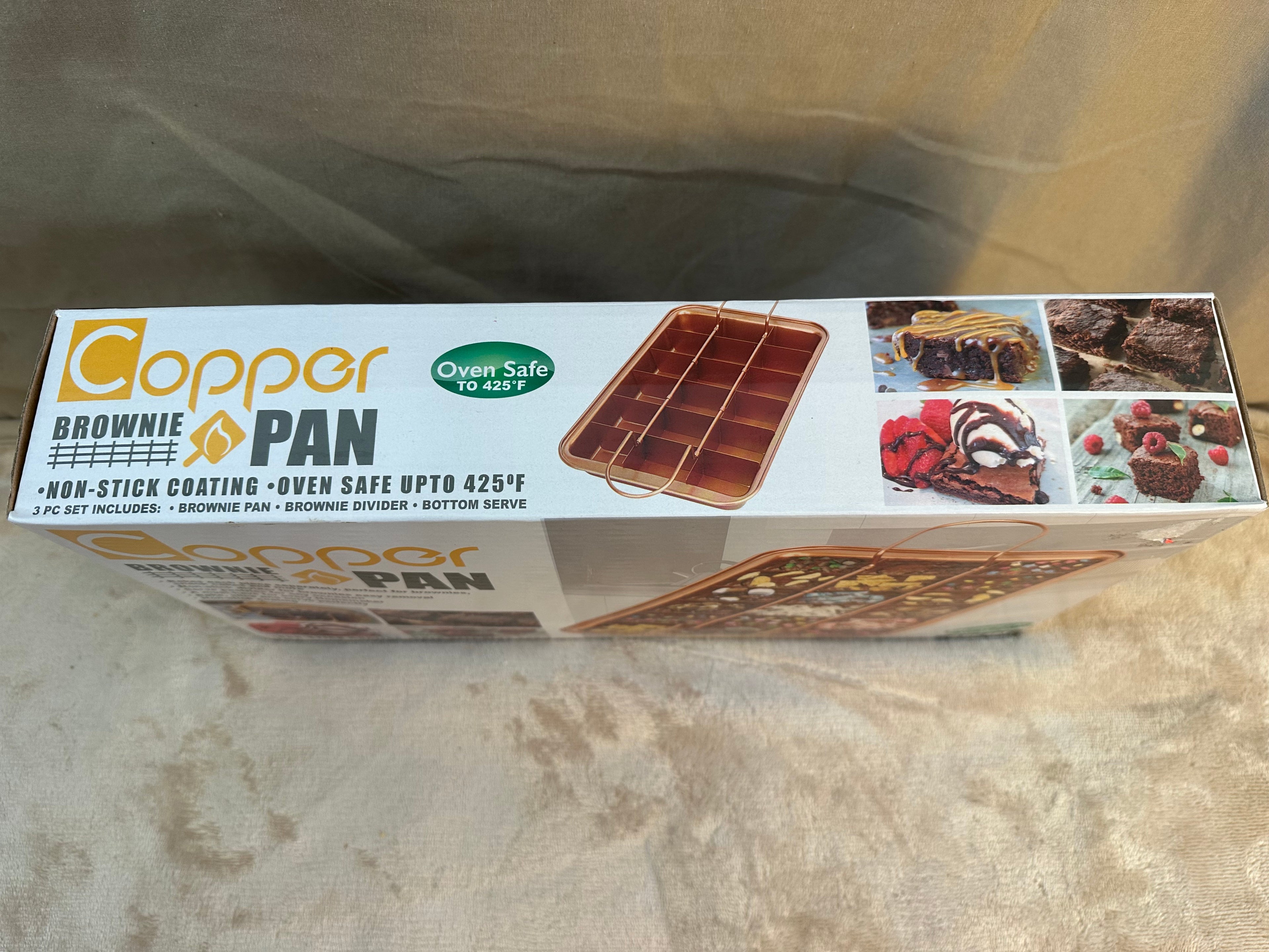 Copper brownie pan New
