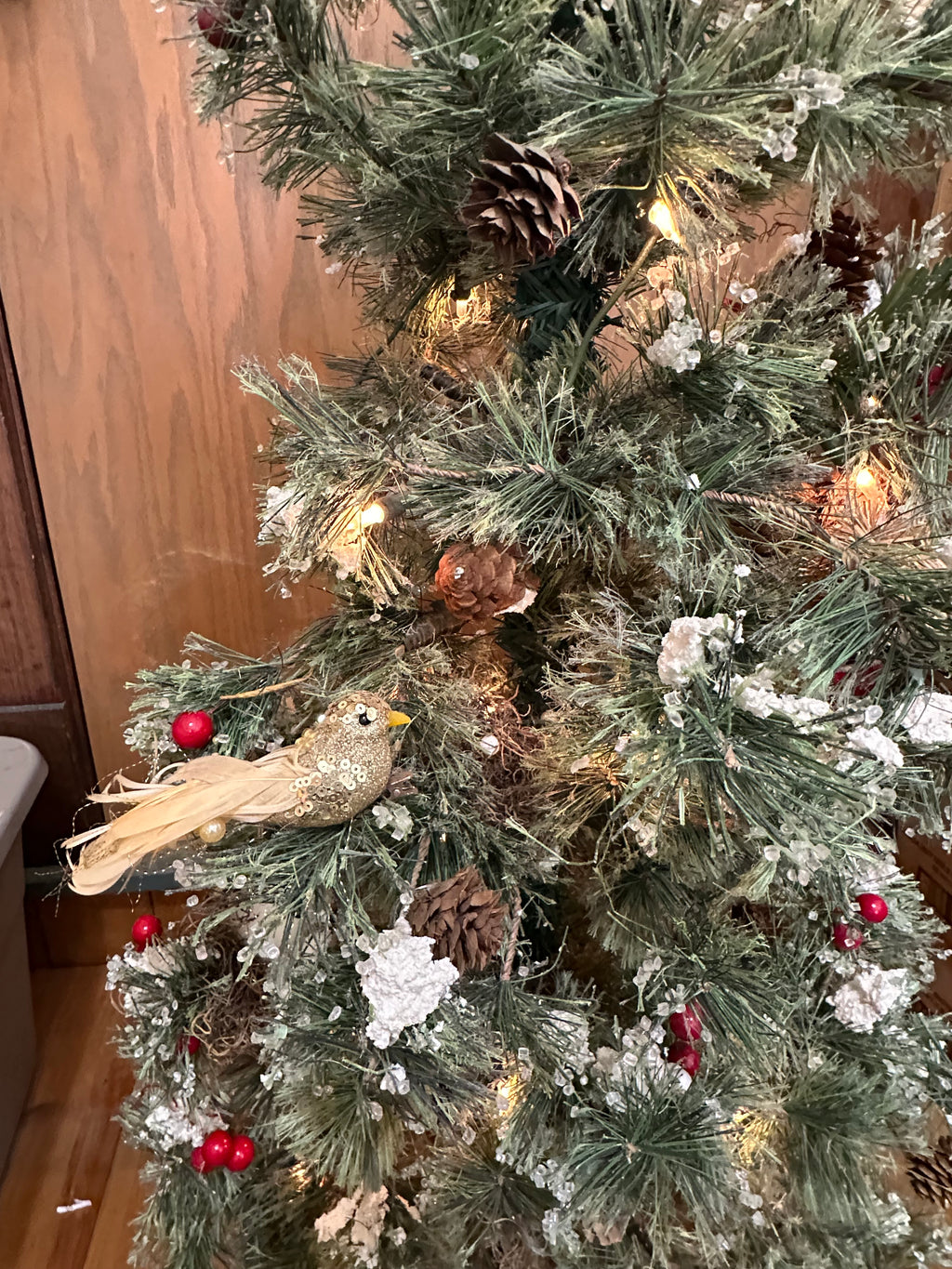 4' lighted & decorated Christmas artificial tree