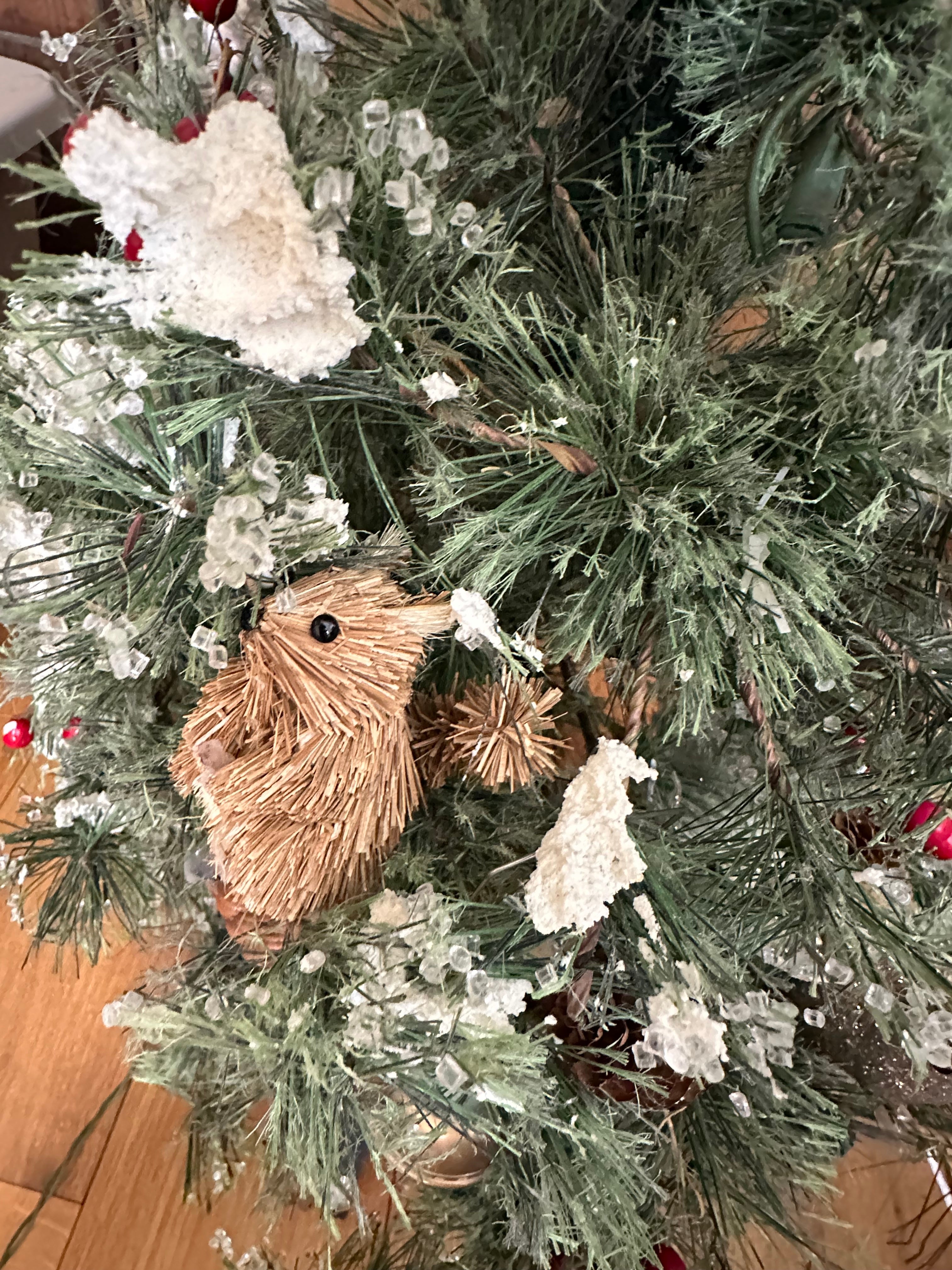 4' lighted & decorated Christmas artificial tree