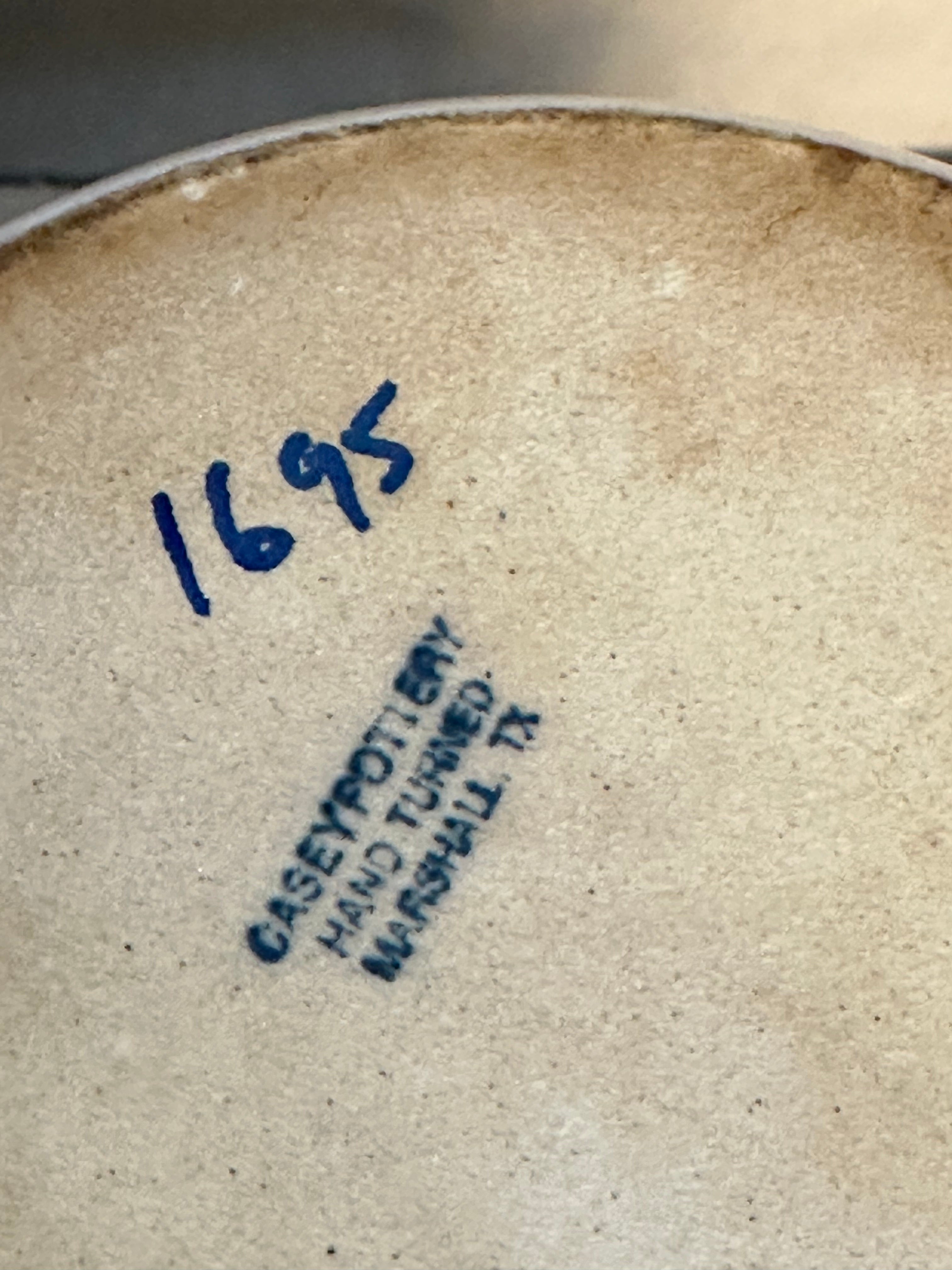 Casey Pottery hand turned crock pitcher