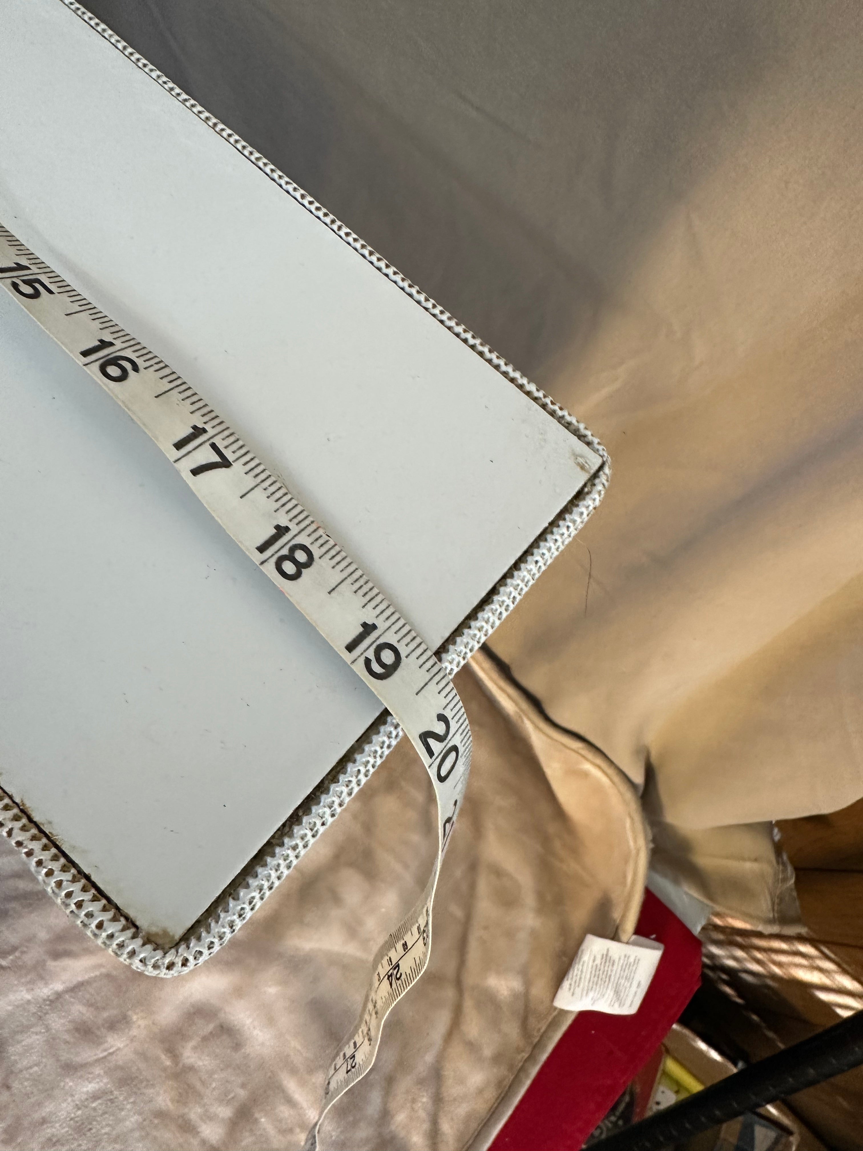 White Wicker wall shelf