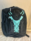 Bookbag with teal trim