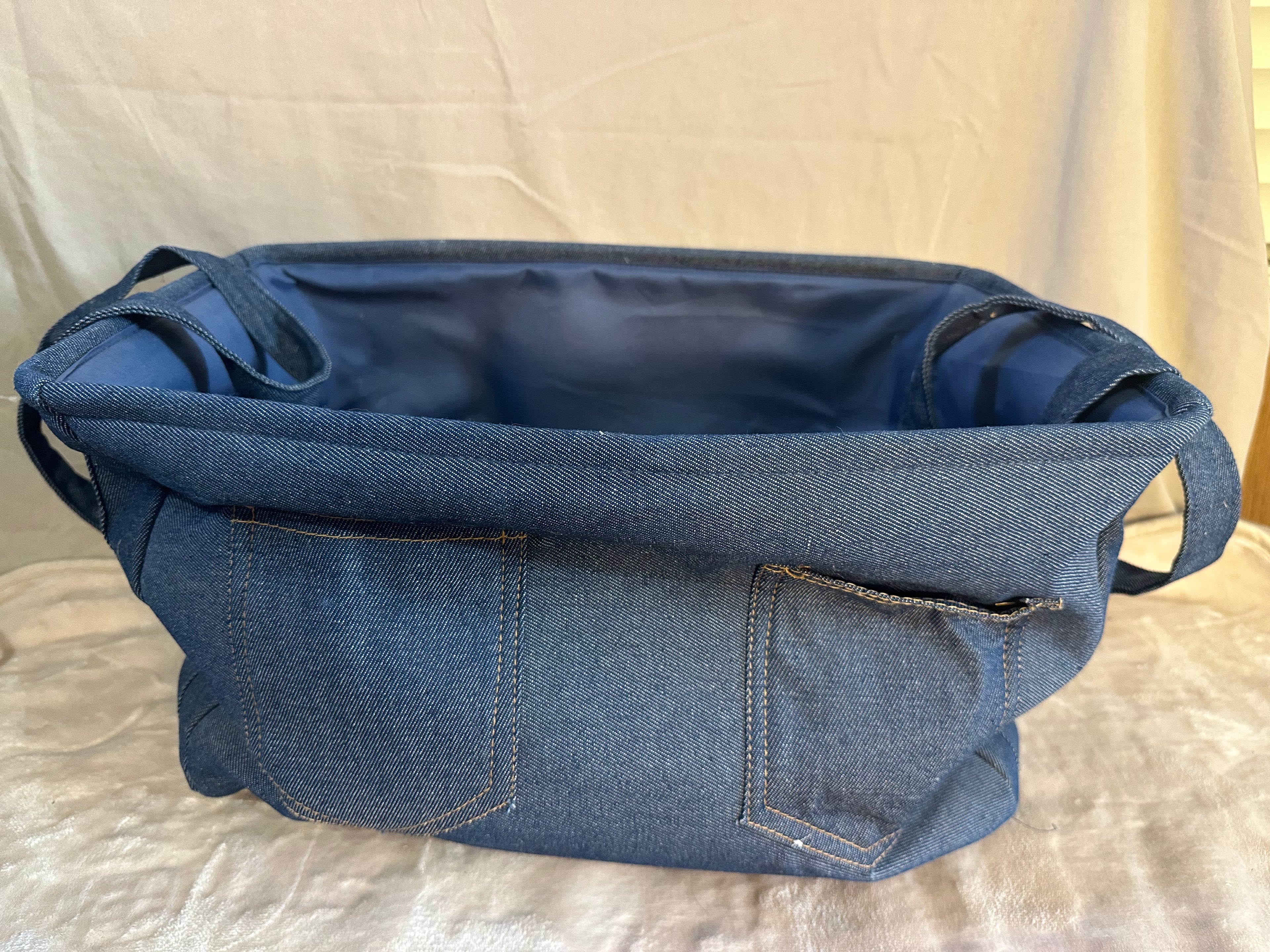 Blue Jean beach tote