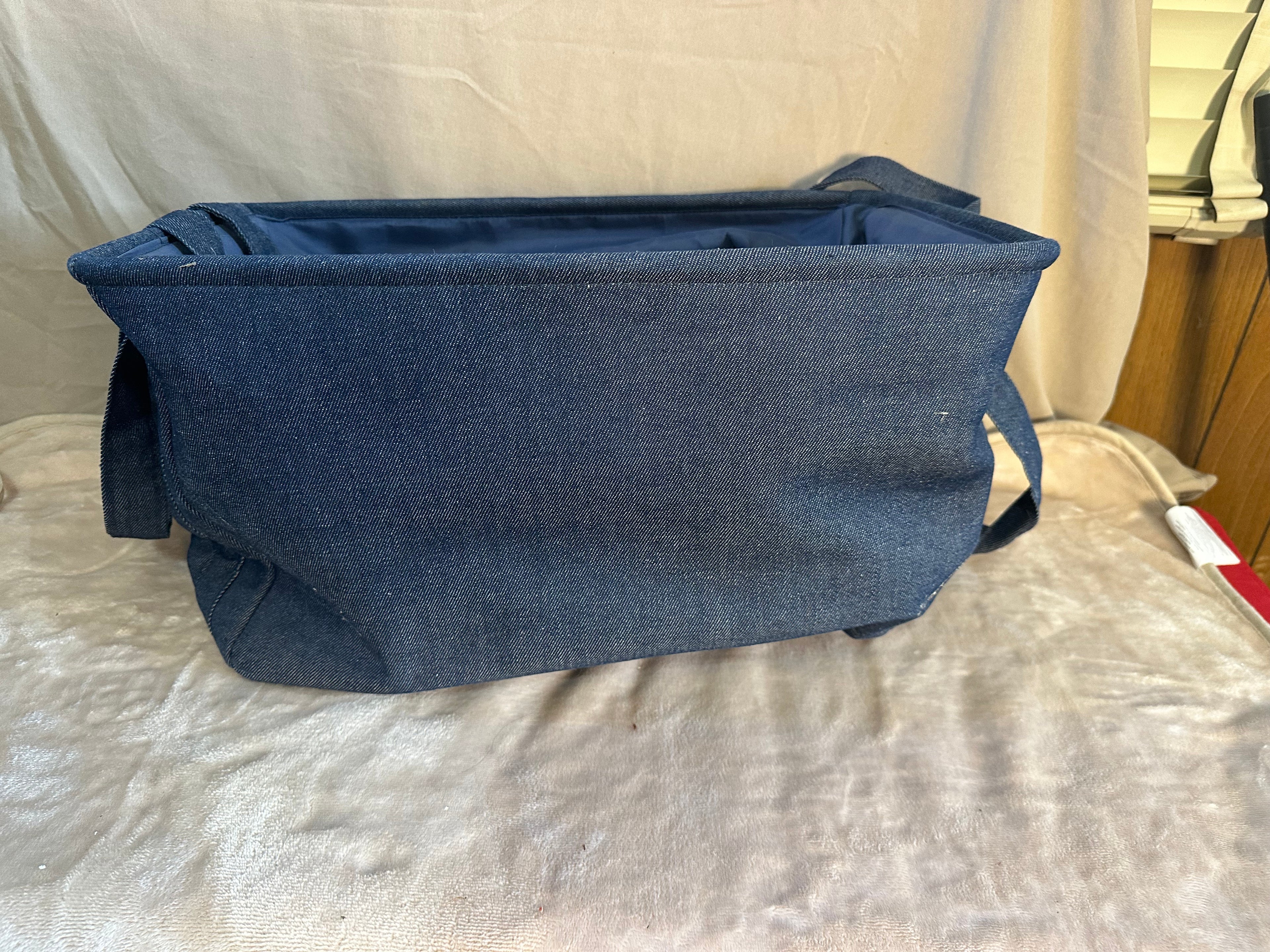 Blue Jean beach tote