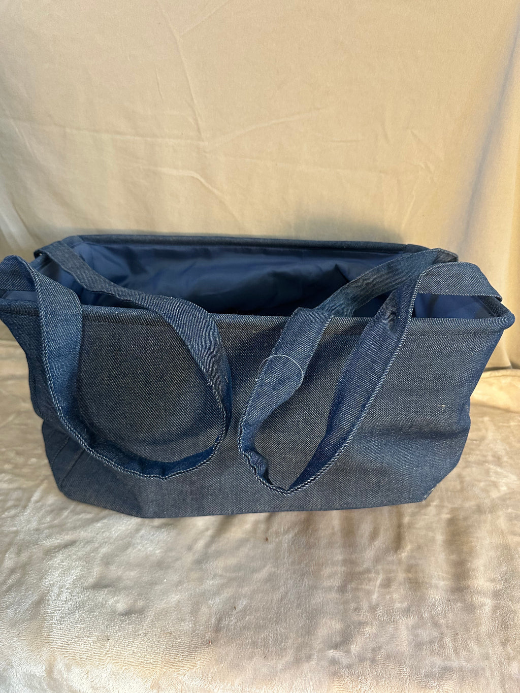 Blue Jean beach tote