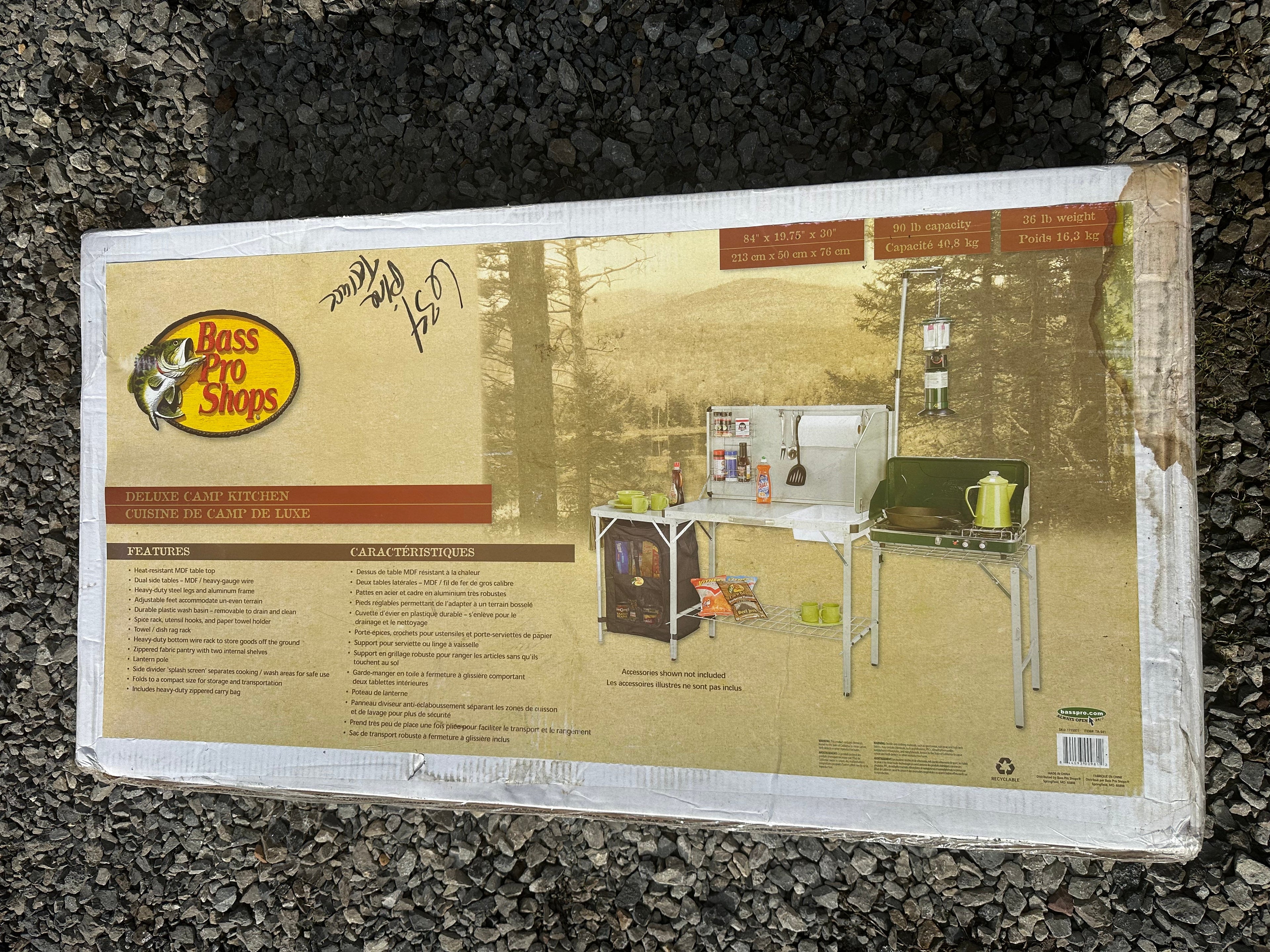 Bass Pro Shop deluxe camp kitchen