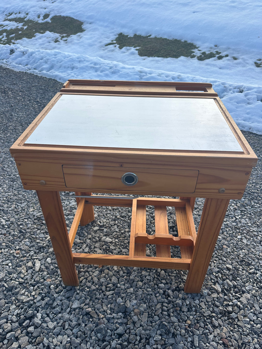 Dry erase craft art table with drawer - excellent