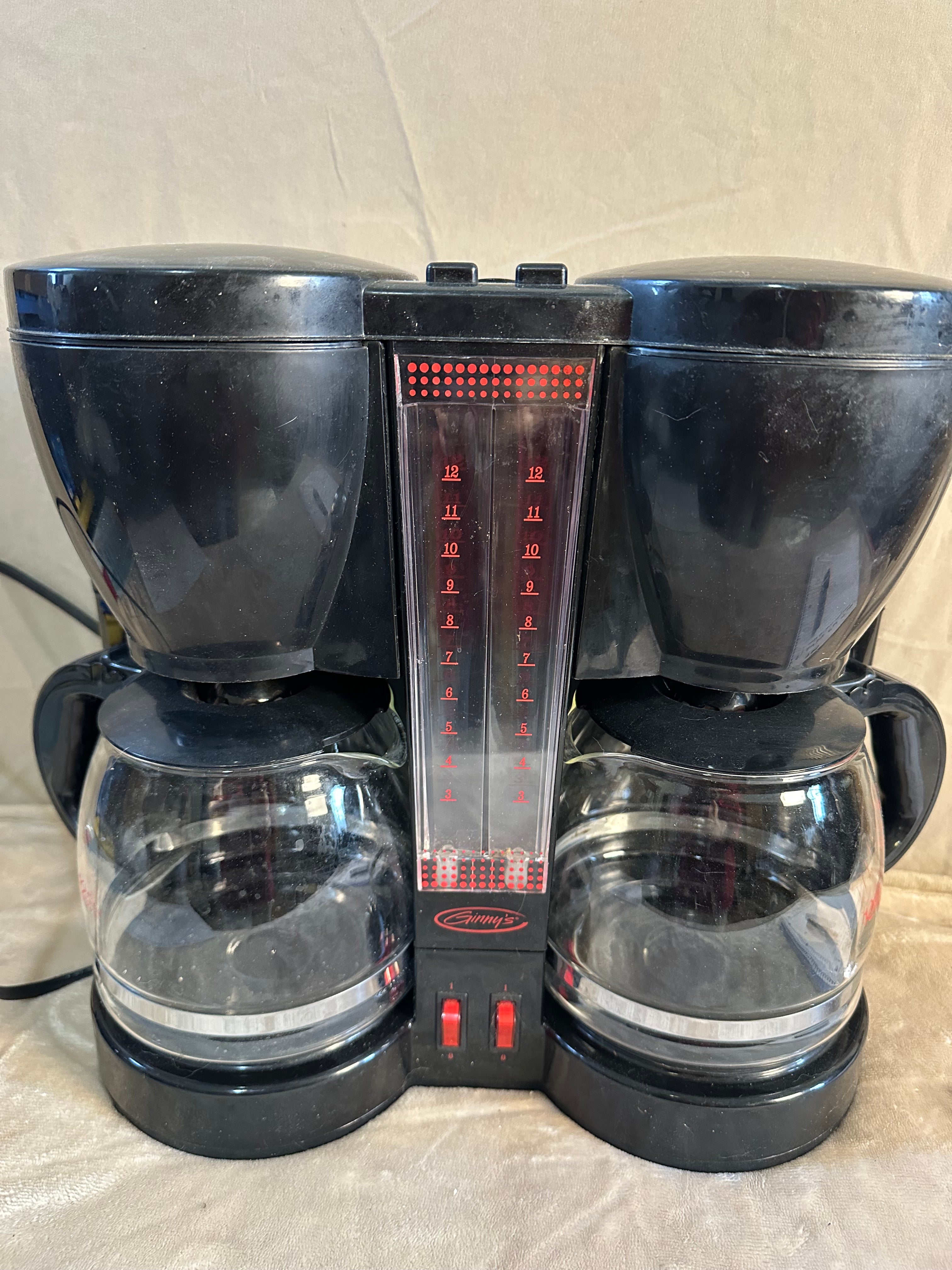 Double dual coffee pot